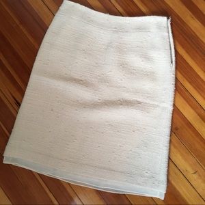 BananaRepublic “vintage” wool boucle pencil skirt